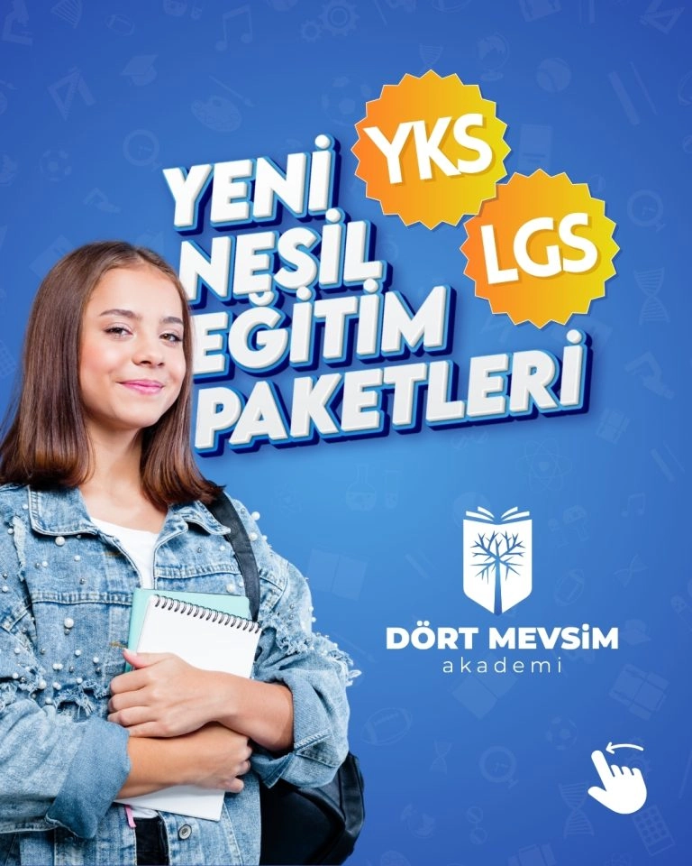Dört Mevsim Akademi yeni nesil YKS ve LGS eğitim paketleri
