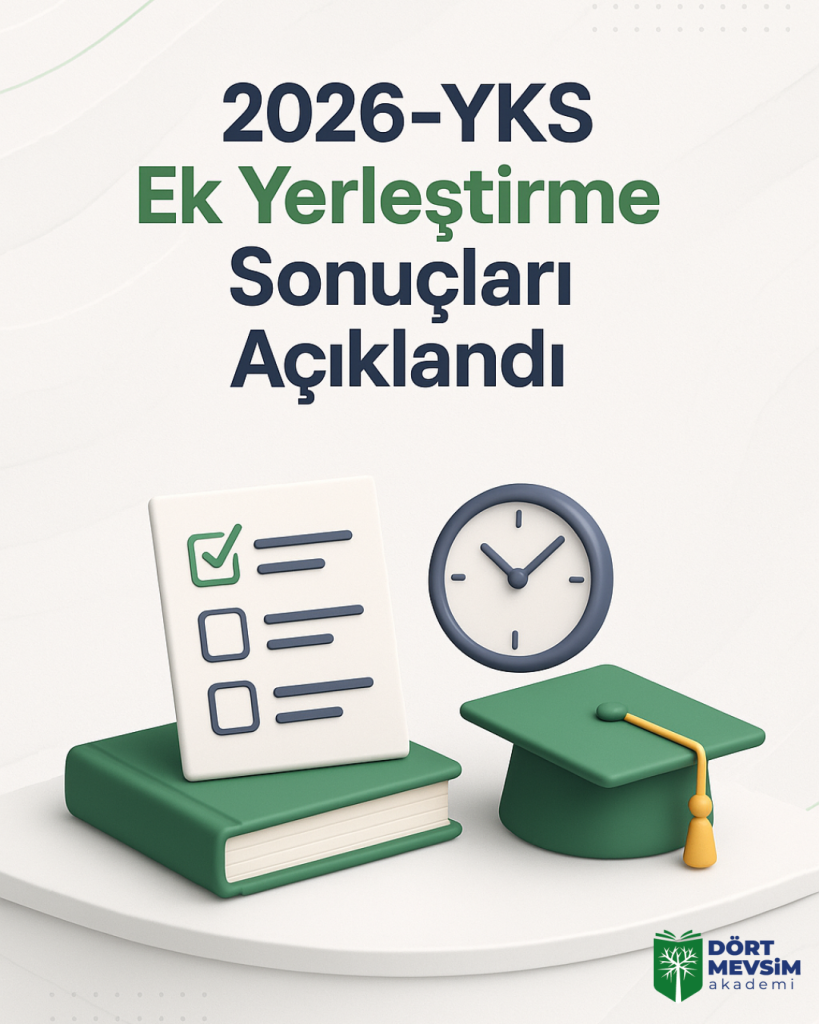 2026-YKS Ek Yerleştirme Sonuçları Açıklandı